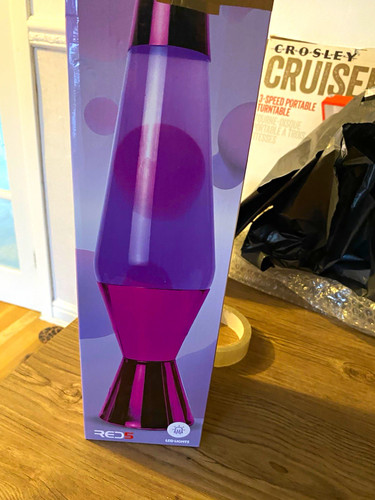 Red5 led lava lamp purple - lamp,