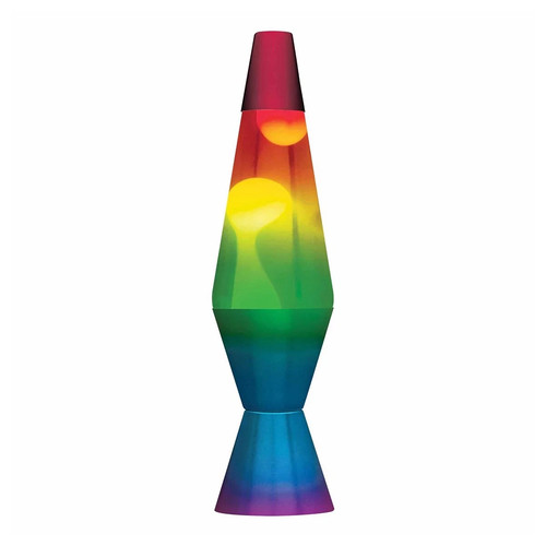 Lava lamp rainbow 5 - lava, 14.5"