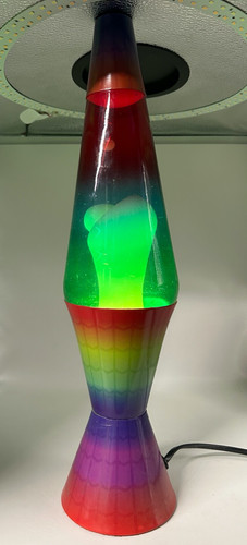 Lava lamp rainbow tie - lava,