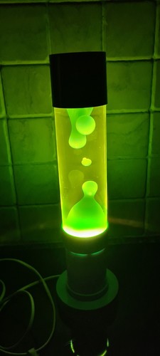 Mathmos jet lava lamp - lamp, green