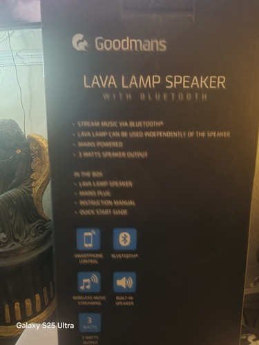 Goodmans lava lamp - lava,