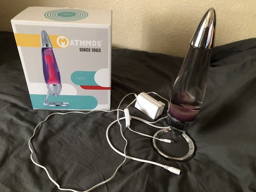 Mathmos silver neo lava lamp - silver,