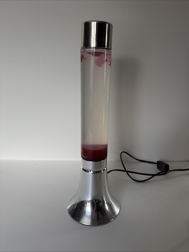 Lava lamp red - lamp, silver