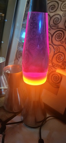 Lava lamp with - lamp,