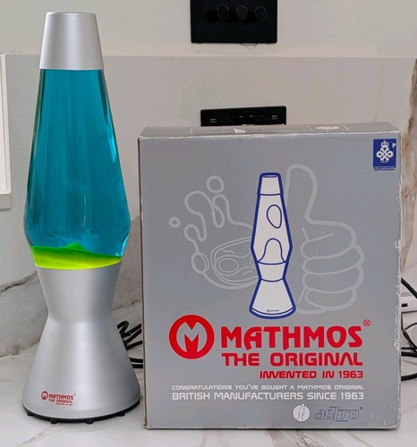 Mathmos astro lava lamp - blue, /