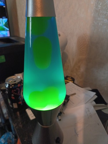 Green lava lamp silver - lava,