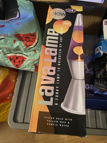 Glow lava lamp - glow,