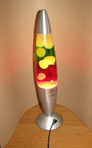 Lava lamp silver coloured - lamp,silver,