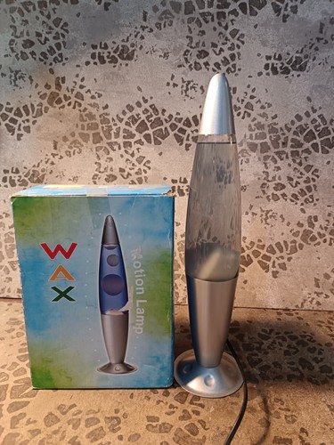 Retro lava lamp - lava, silver