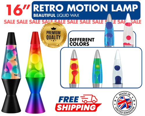 Retro lava lamp peaceful - 16”,