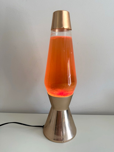 Crestworth orange lava lamp - orange,