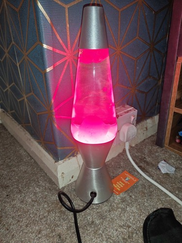 Vintage pink lava - lamp, tested