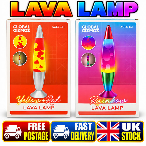 Rainbow lava lamp - lamp, 16”