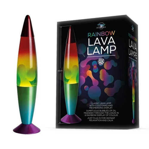 Rainbow lava lamp - rainbow,