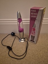 Boxed Pink Retro Lava Lamp