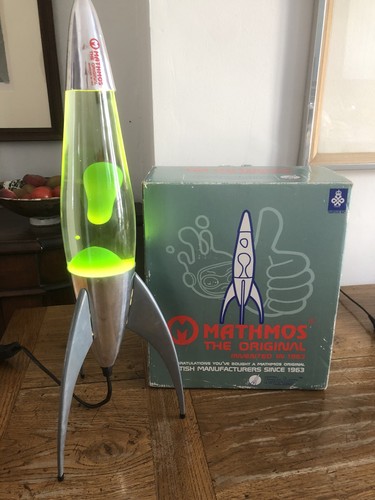 Mathmos rocket lava lamp - lava,