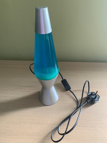 Blue green lava lamp - blue,