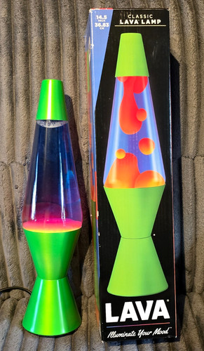 Lava lamp neon green - -, 14.5"