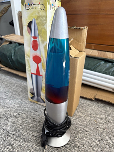 Magma lava lamp silver base - magma,