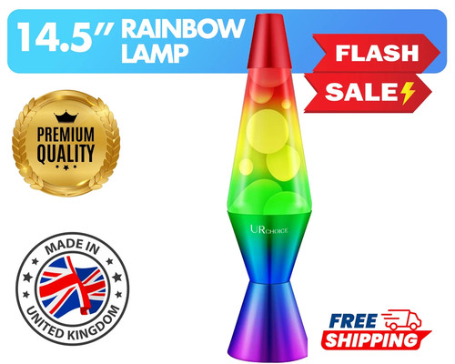 16in retro lava lamp - 16in, wax