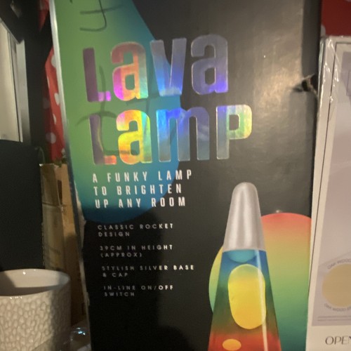 Rainbow glitz lava lamp - rainbow,